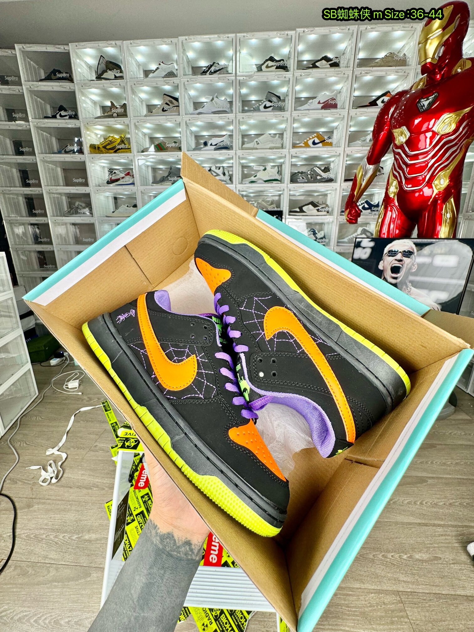 Nike Dunk SB蜘蛛侠 尺码36-44 男女码现货