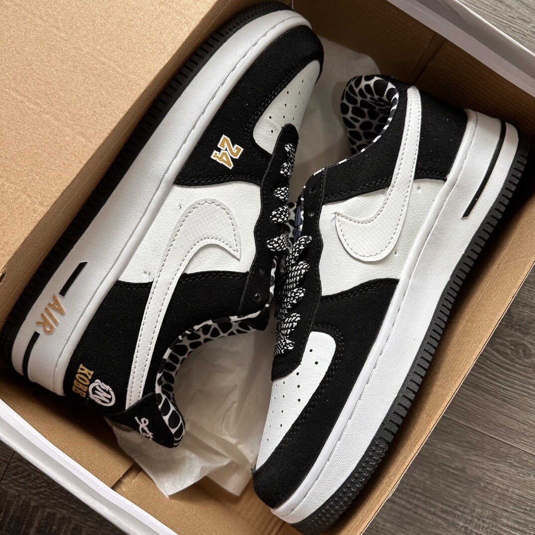 Nike AF1 空军一号 科比24 黑白金 36-44码 男女鞋