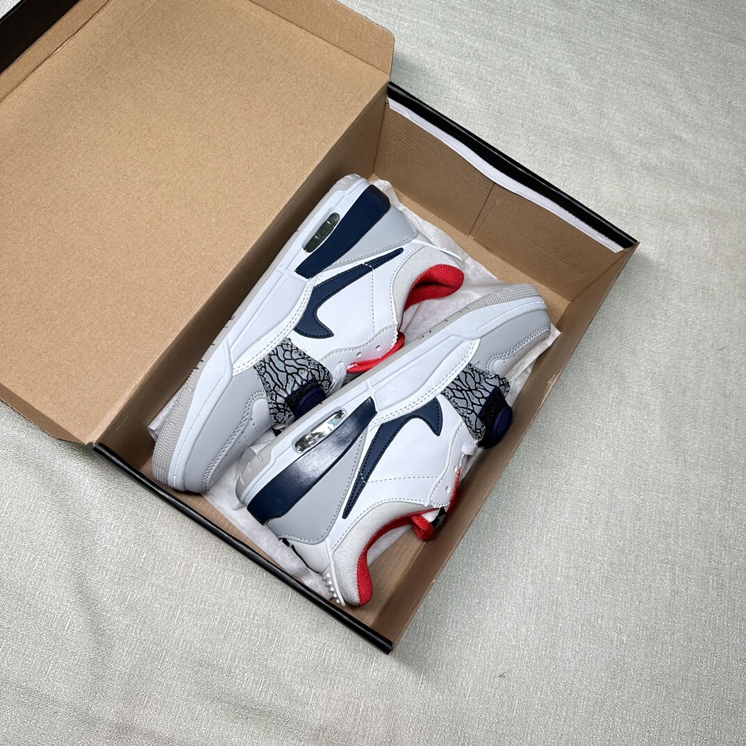 AJ312 Air Jordan 312 Low  白深蓝码数size：36～44码
