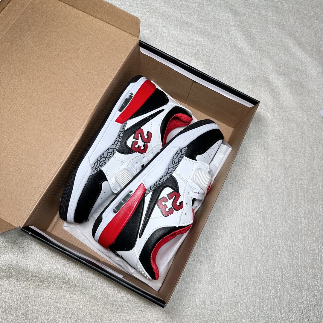 AJ312 Air Jordan 312 Low  白黑红码数size：36～44码