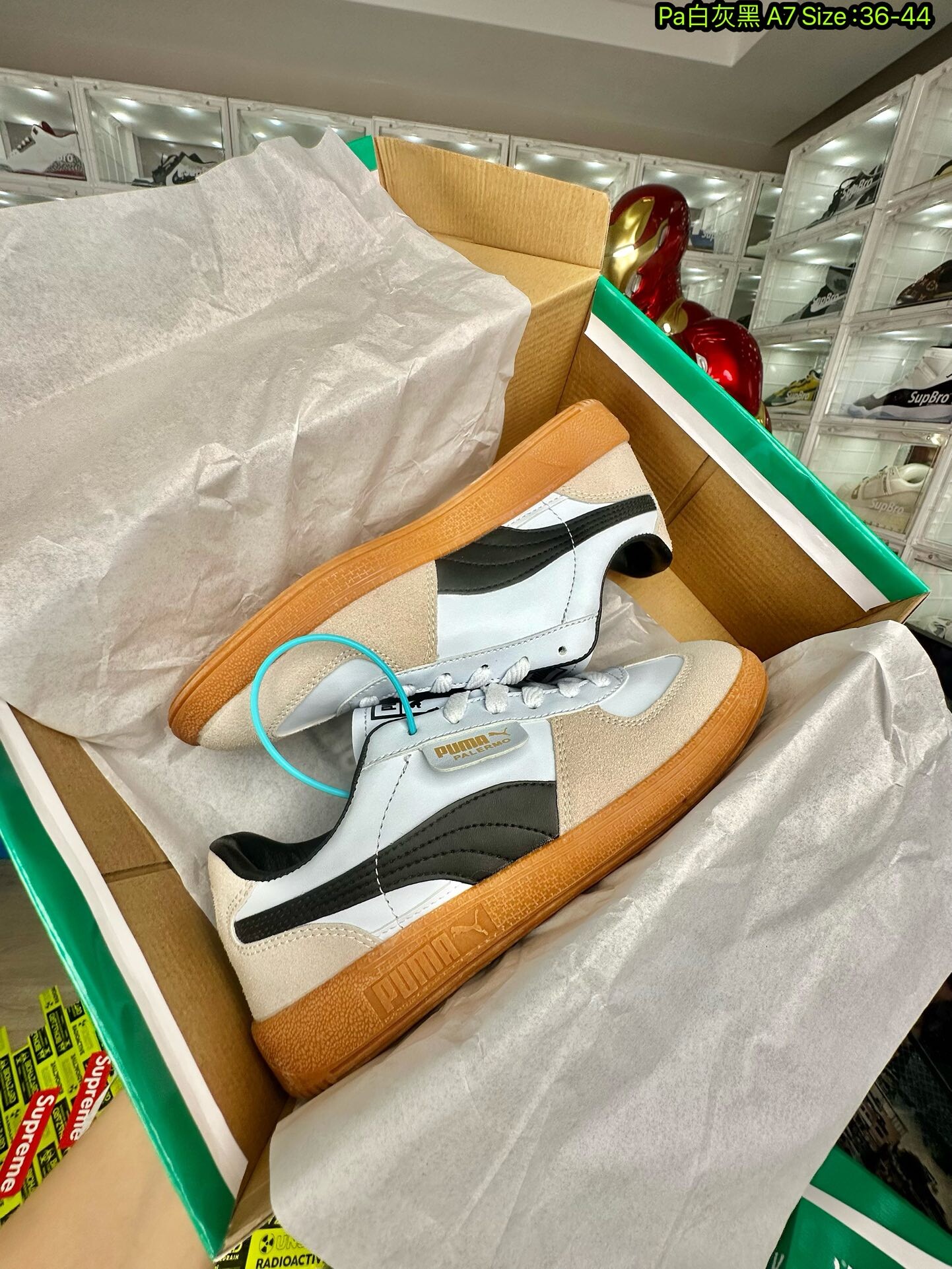  PUMA Suede 彪马面包鞋 白黑 尺码36-44 男女款现货