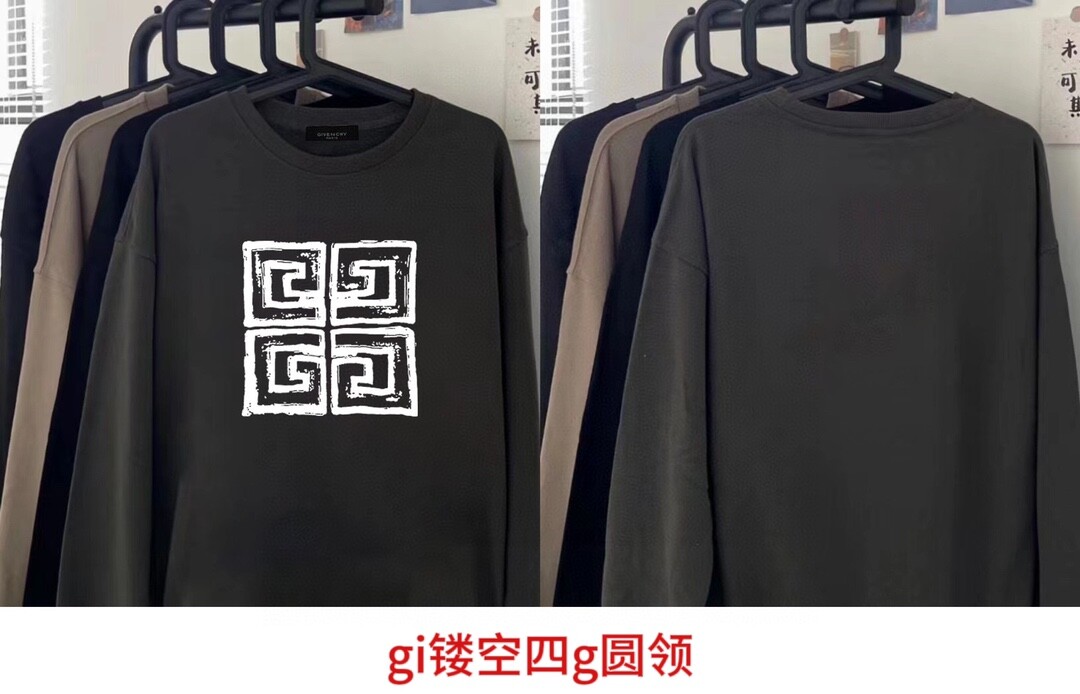 gi镂空四g圆领350克纯棉华棉