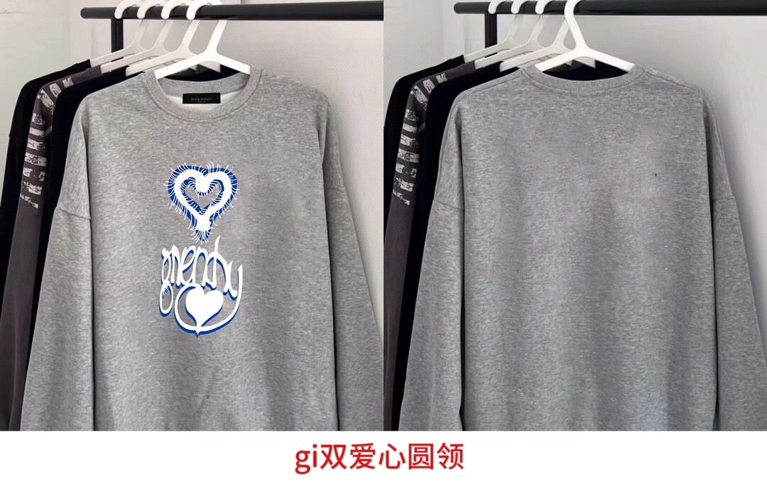 gi双爱心圆领350克纯棉华棉