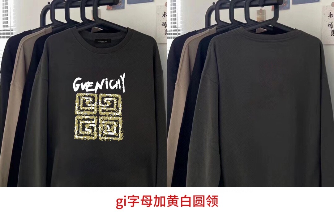 gi字母加黄黑圆领gi字母加黄白圆领350克纯棉华棉
