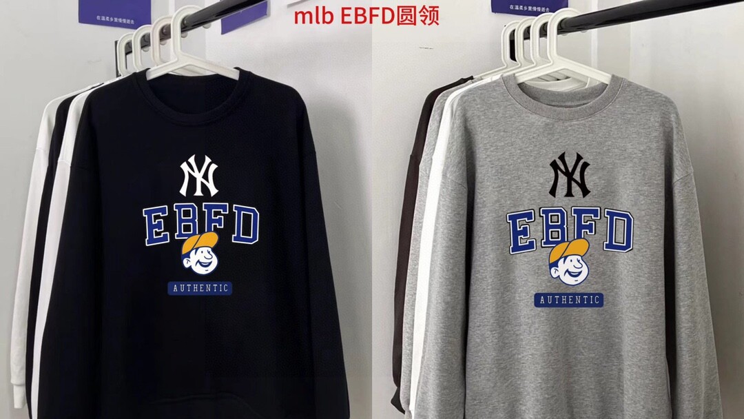 mlb EBFD圆领350克纯棉华棉