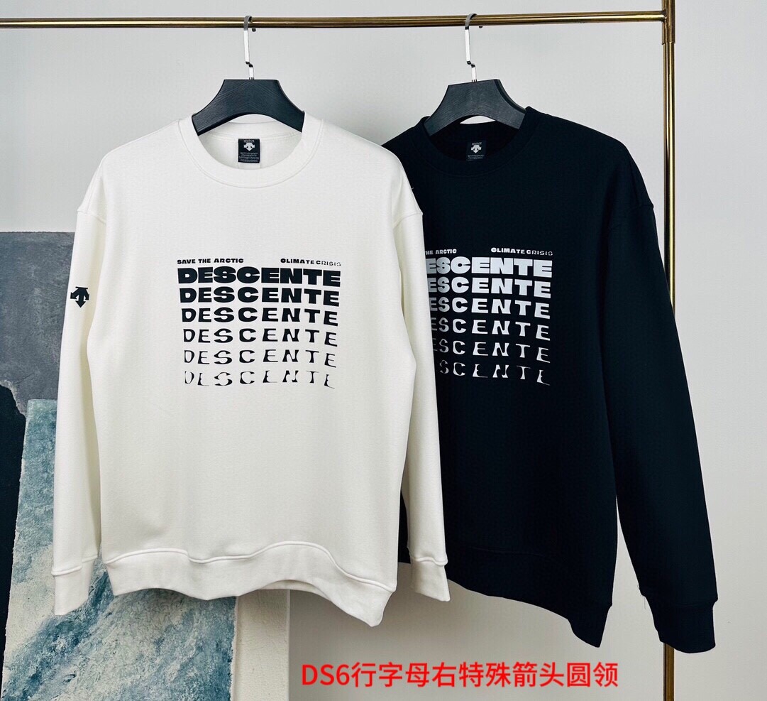 DS6行字母右特殊箭头圆领350克纯棉华棉