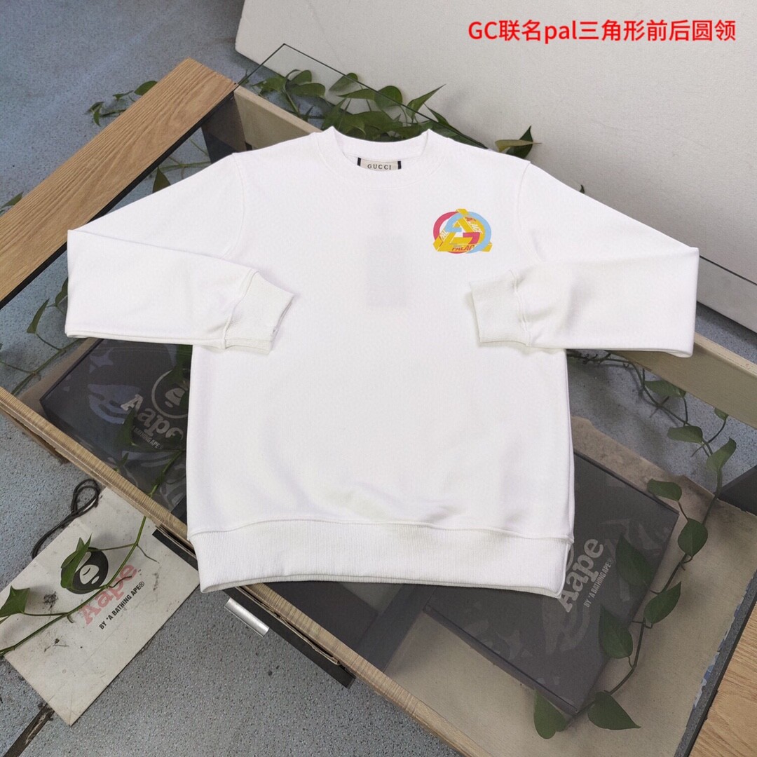 GC联名pal三角形前后圆领350克纯棉华棉