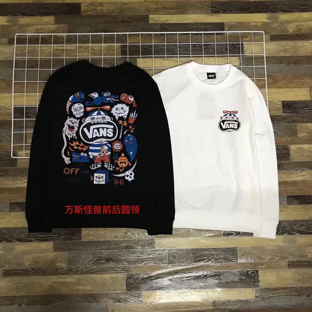 万斯怪兽前后圆350克纯棉华棉
