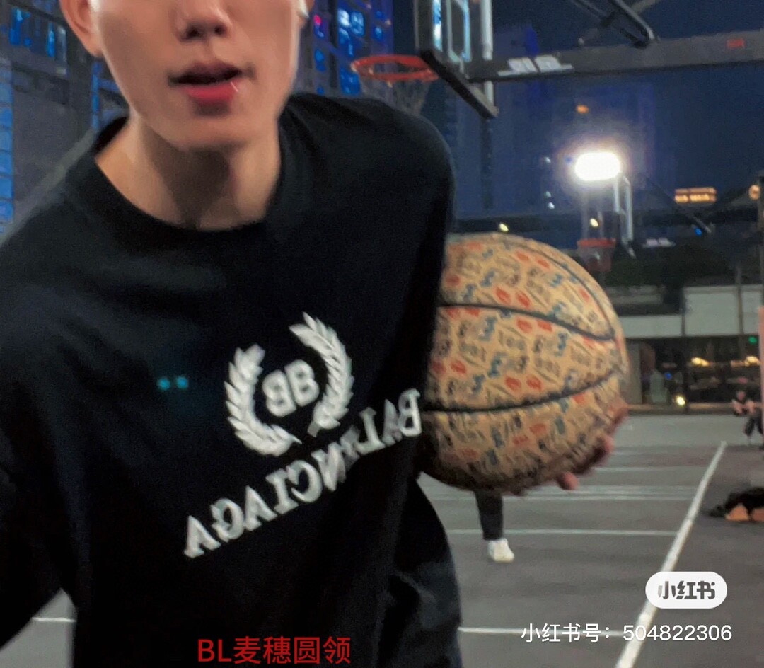 BL麦穗圆领350克纯棉华棉