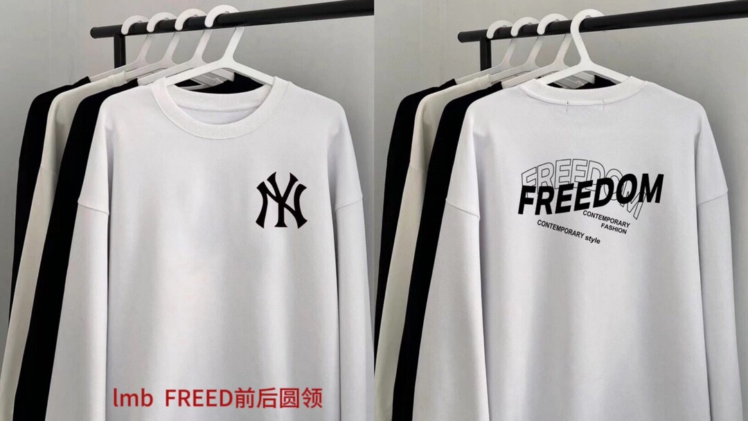 lmb  FREED前后圆领350克纯棉华棉