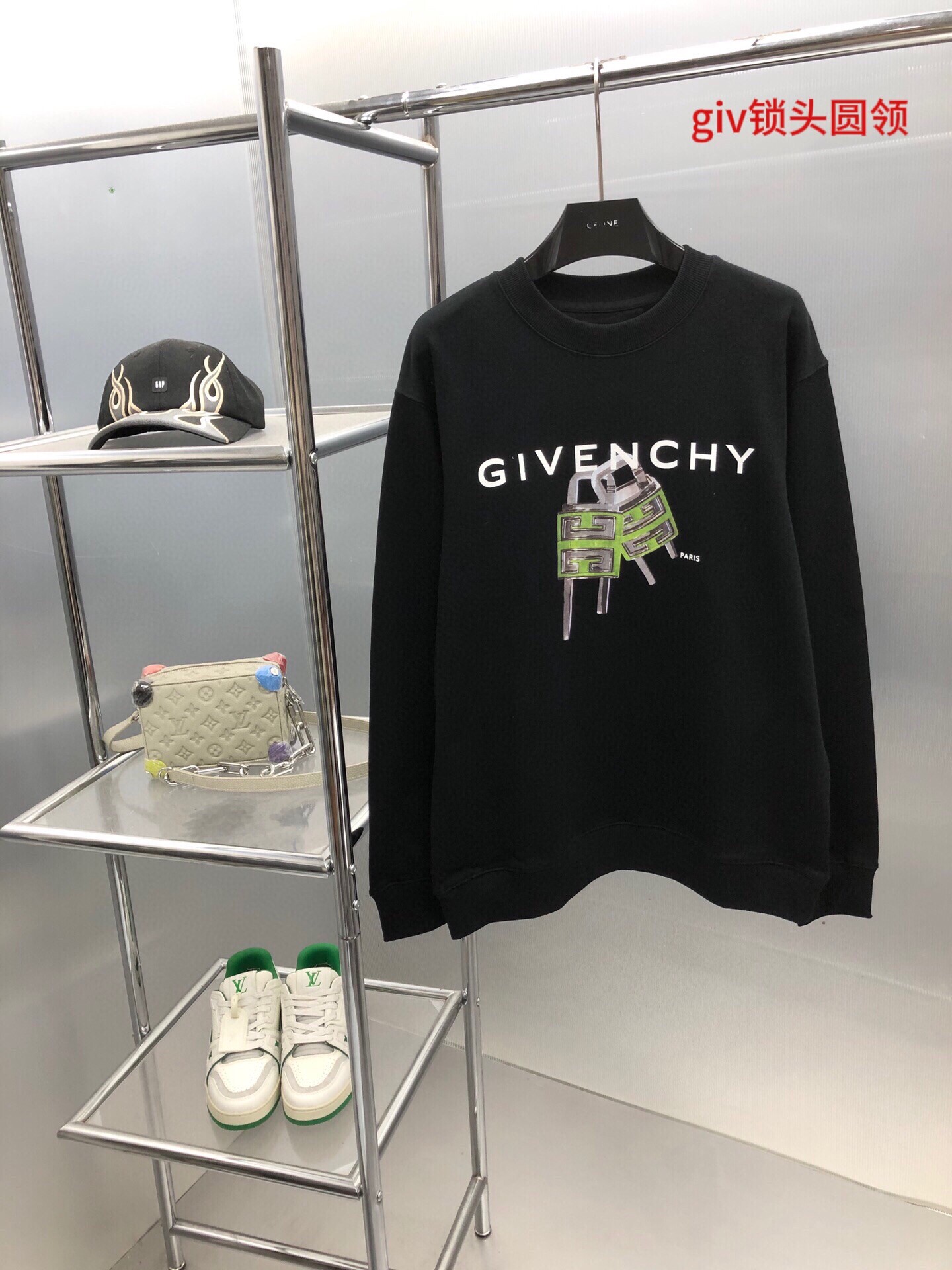 giv锁头圆领350克纯棉华棉