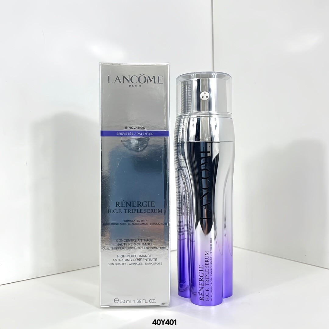 兰蔻塑颜三管精华50ml40Y401编码！新日期打码～2027。可配中文标对版对味爆款新品-精华界的新王？一管抗老精华，4%亚麻籽肽+长效玻尿酸，充盈紧致一管美白精华，VC+烟酰胺+377，美白提亮一