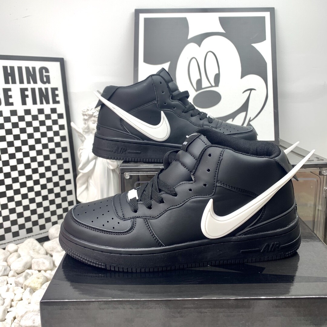  Nike Air Force 空军一号 空军高帮黑白 飞机勾 36-44码  男女现货