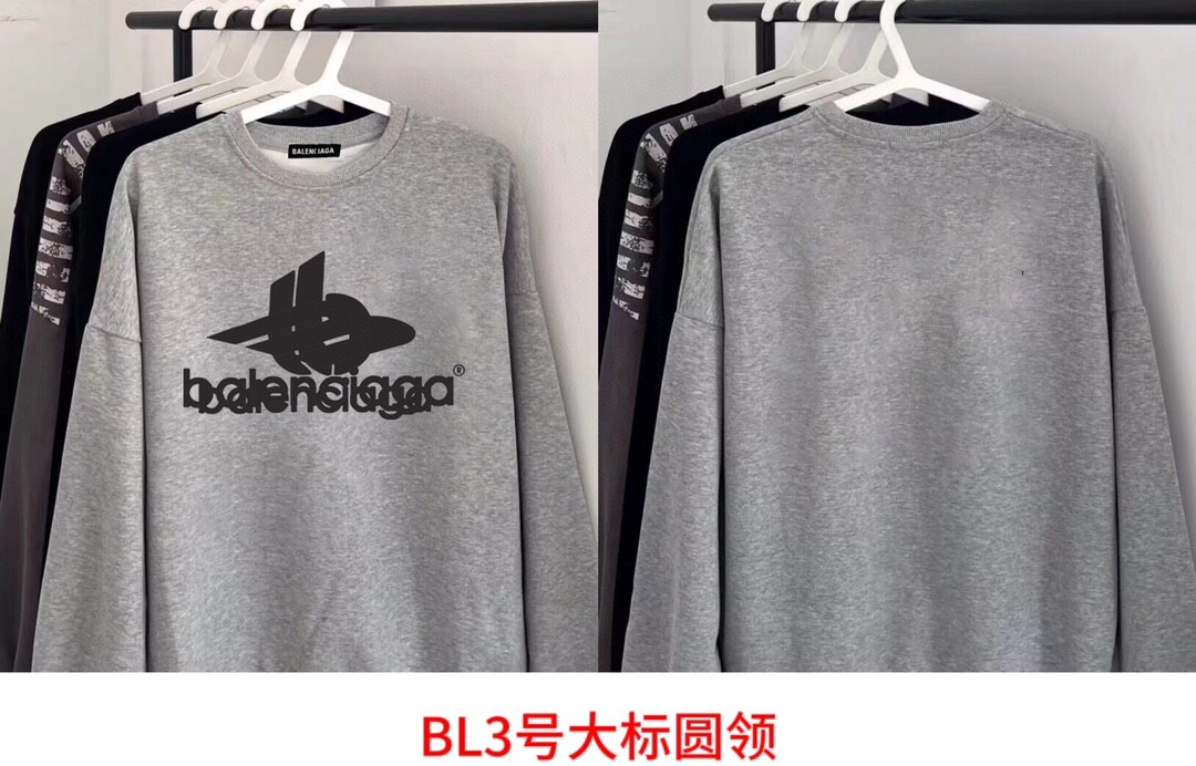 BL3号大标圆领350克纯棉华棉