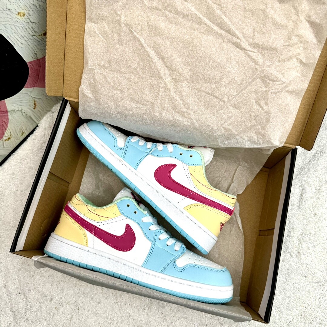 Air Jordan 1 Low Aj1低帮 米粉 码数36-44 男女