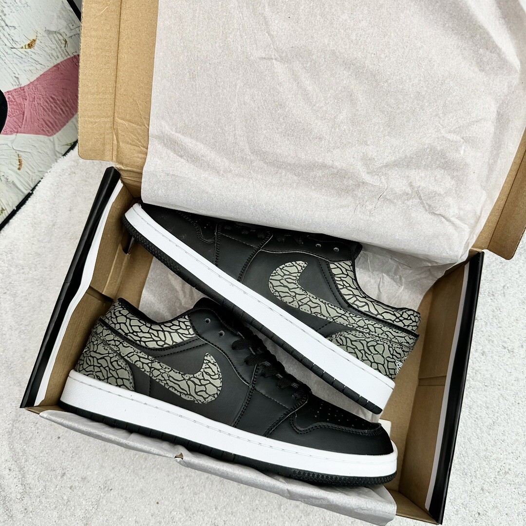 Air Jordan 1 Low Aj1低帮 爆裂纹 码数36-44 男女