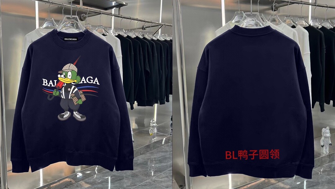 BL鸭子圆领350克纯棉华棉