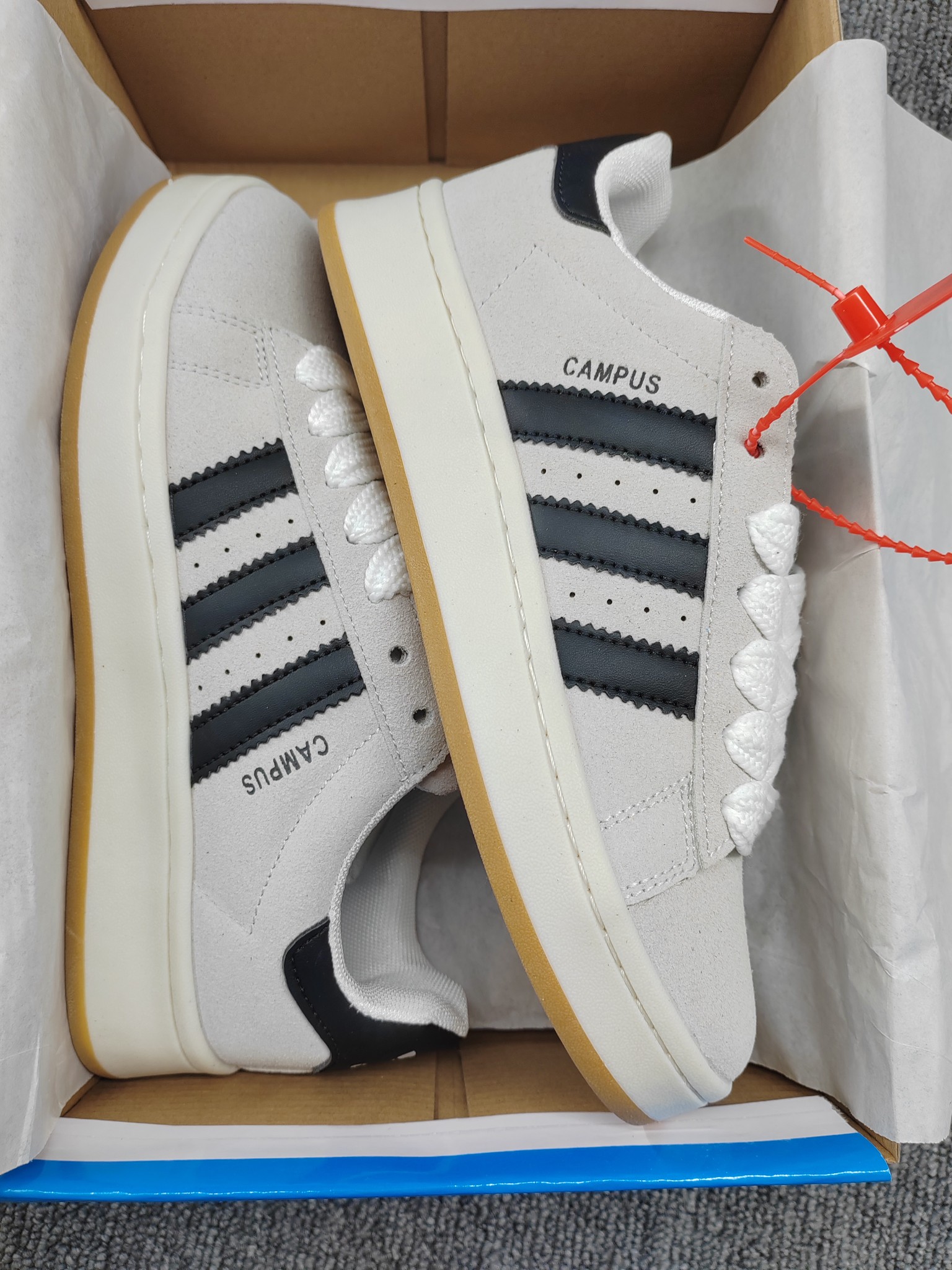 阿迪达斯 Adidas Campus 00s 复古潮流休闲面包鞋浅灰黑36-45