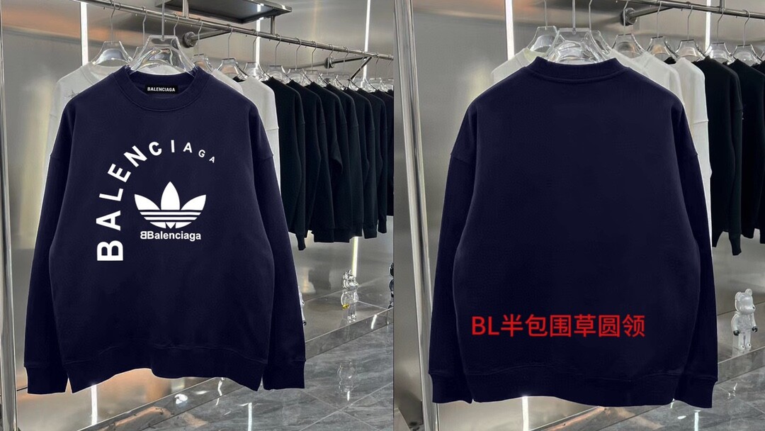 BL半包围草圆领350克纯棉华棉