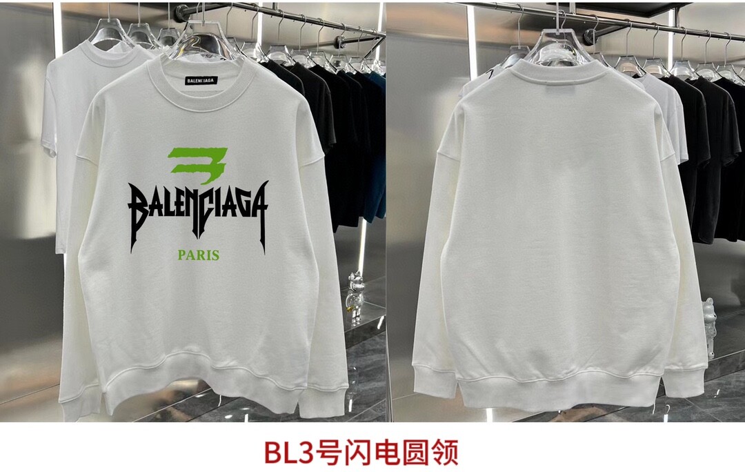 BL3号闪电圆领350克纯棉华棉