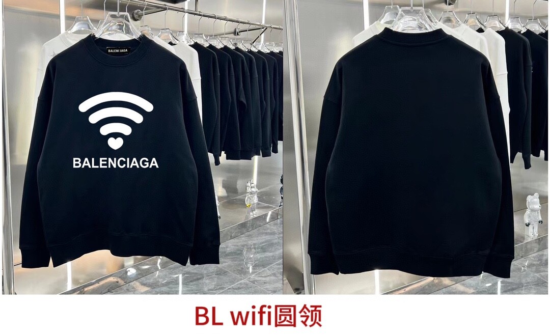 BL wifi圆领350克纯棉华棉