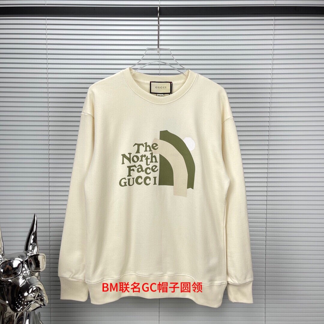 BM联名GC帽子圆领350克纯棉华棉