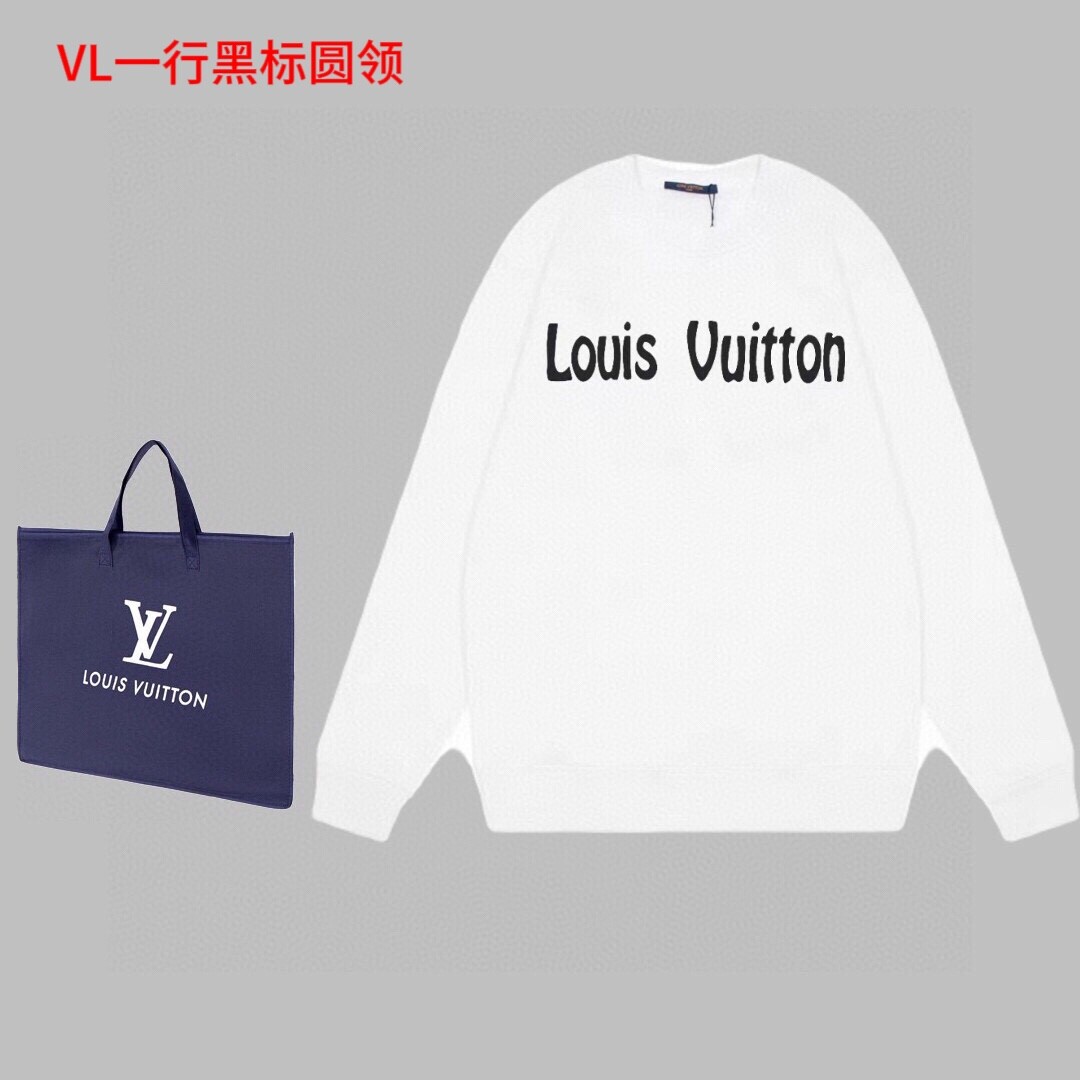 VL一行黑标圆领350克纯棉华棉