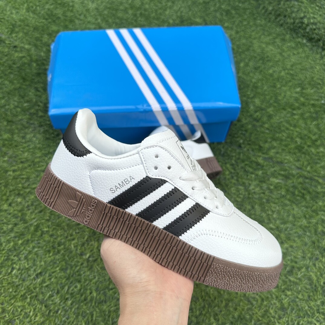 adidas 阿迪厚底白黑棕Size 36-44