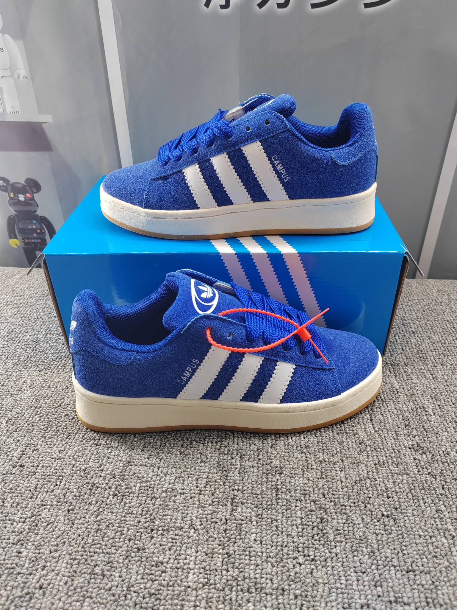 阿迪达斯 Adidas Campus 00s 复古潮流休闲面包鞋宝蓝白36-45