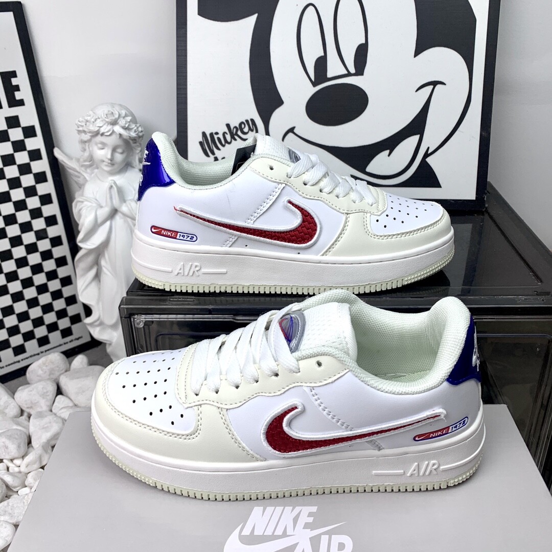 NK Air Force 1 Low AF1 空军一号 低帮 1972刺绣 码数36-44 男女现货