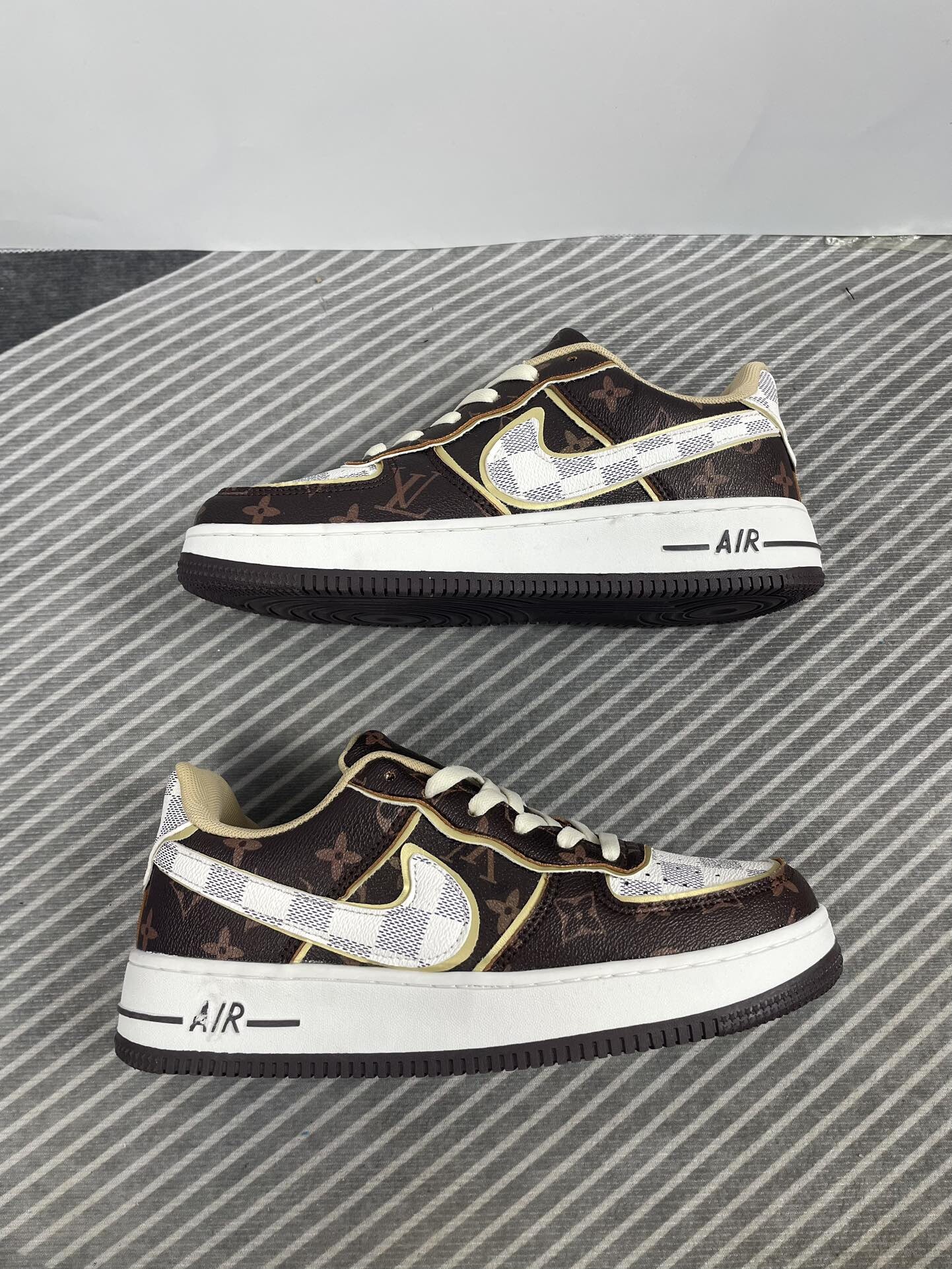 NK Air Force 1 Low AF1 空军一号 低帮 棋盘格 棕色 码数36-44 男女现货