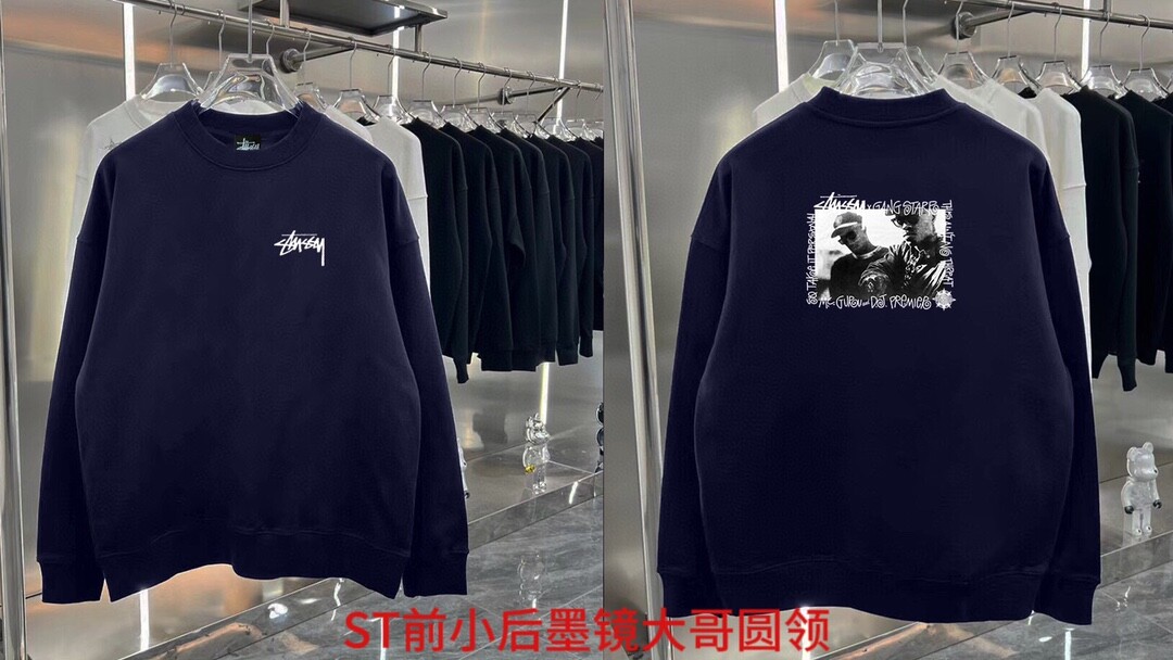 ST前小后墨镜大哥圆领
