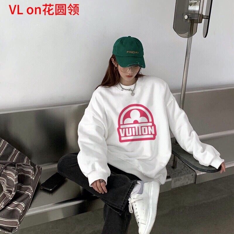 VL on花圆领350克纯棉华棉