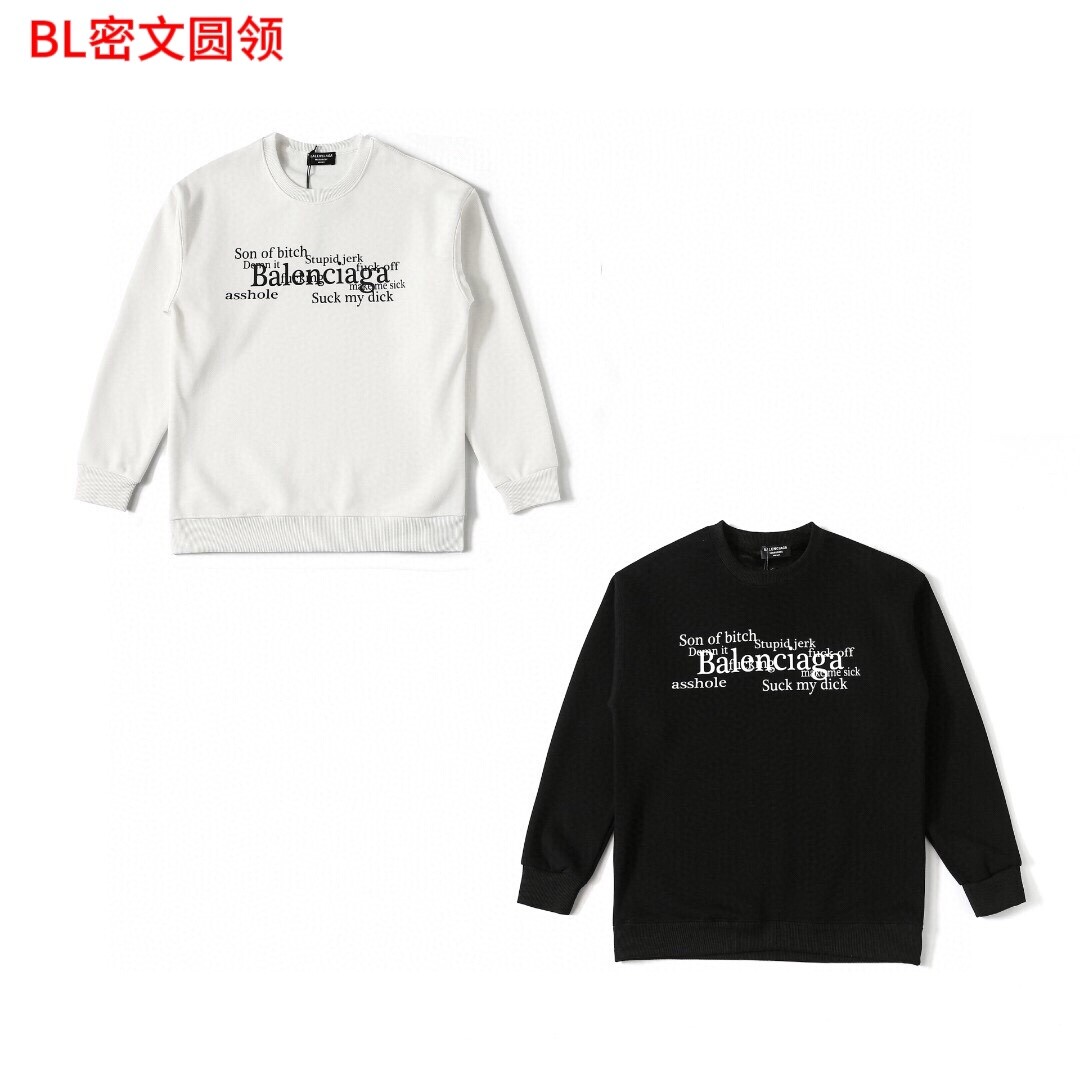 BL密文圆领350克纯棉华棉
