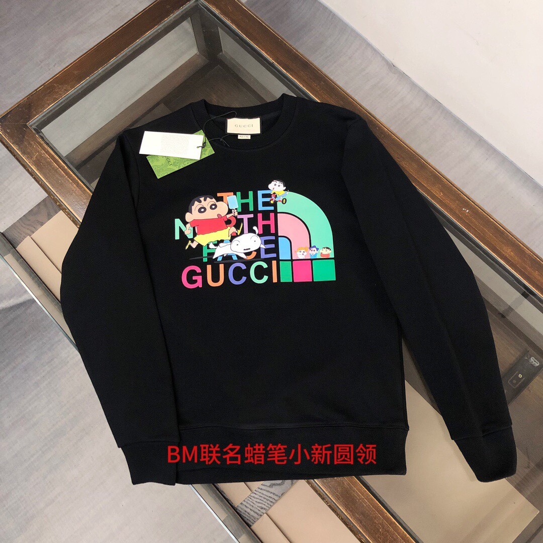 BM联名蜡笔小新圆领