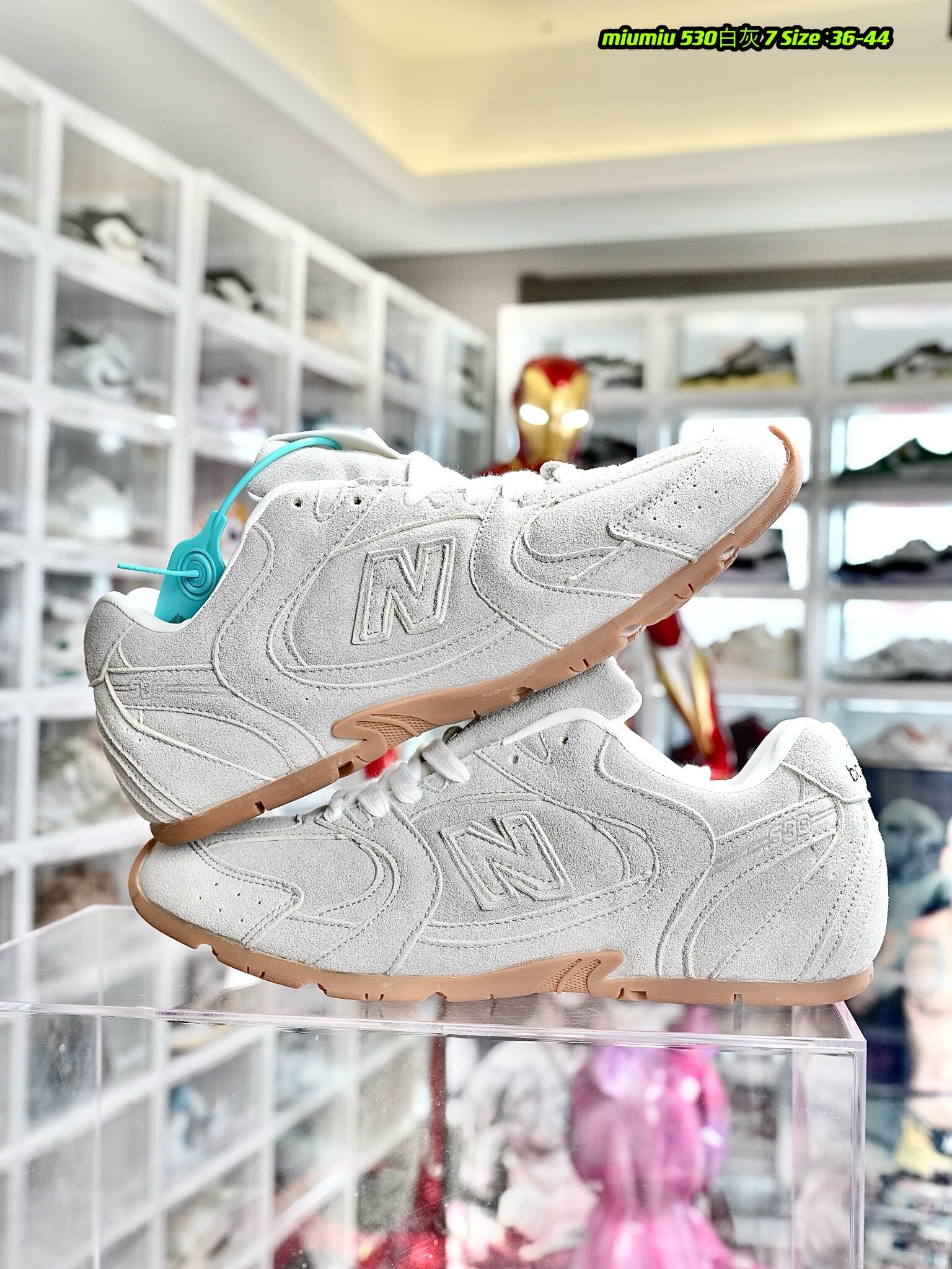  Miu Miu 530联名 白灰 尺码36-44 男女码现货