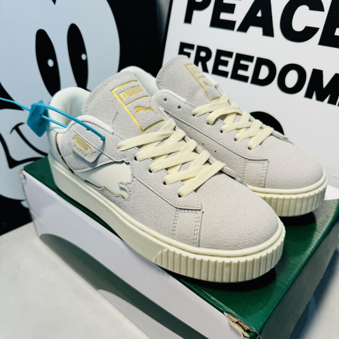 Puma Suede 彪马松糕鞋二代 低帮板鞋 米色 码数36-40