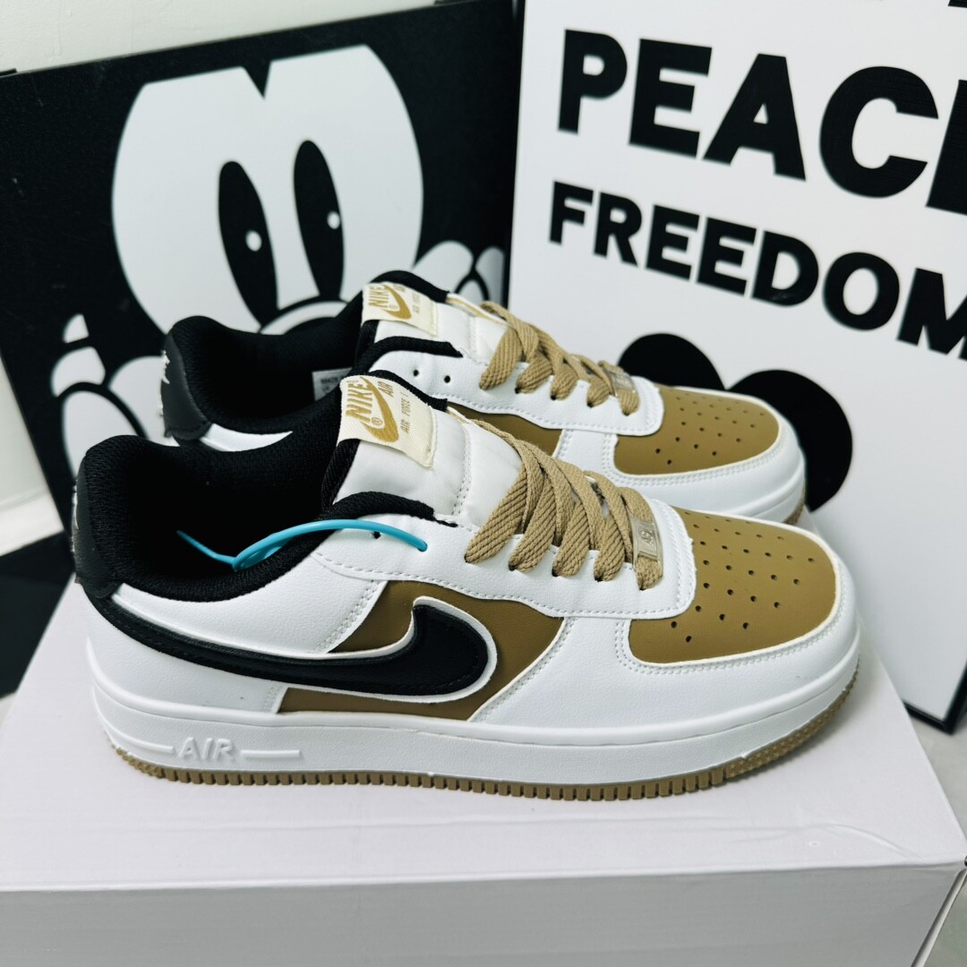 NK Air Force 1 Low AF1 空军一号低帮 白棕 土星 码数36-44