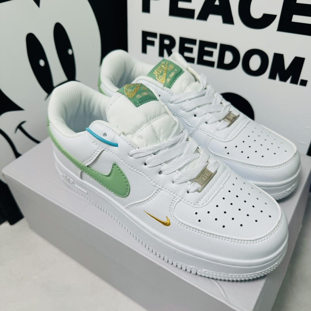 NK Air Force 1 Low AF1 空军一号低帮 白绿迷你钩 码数36-44