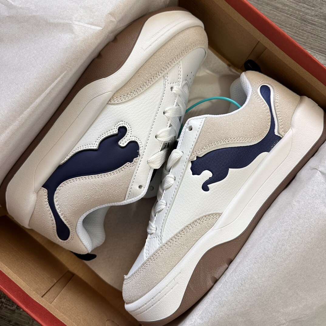 PUMA 大彪马白深蓝 尺码36-44 男女码数现货
