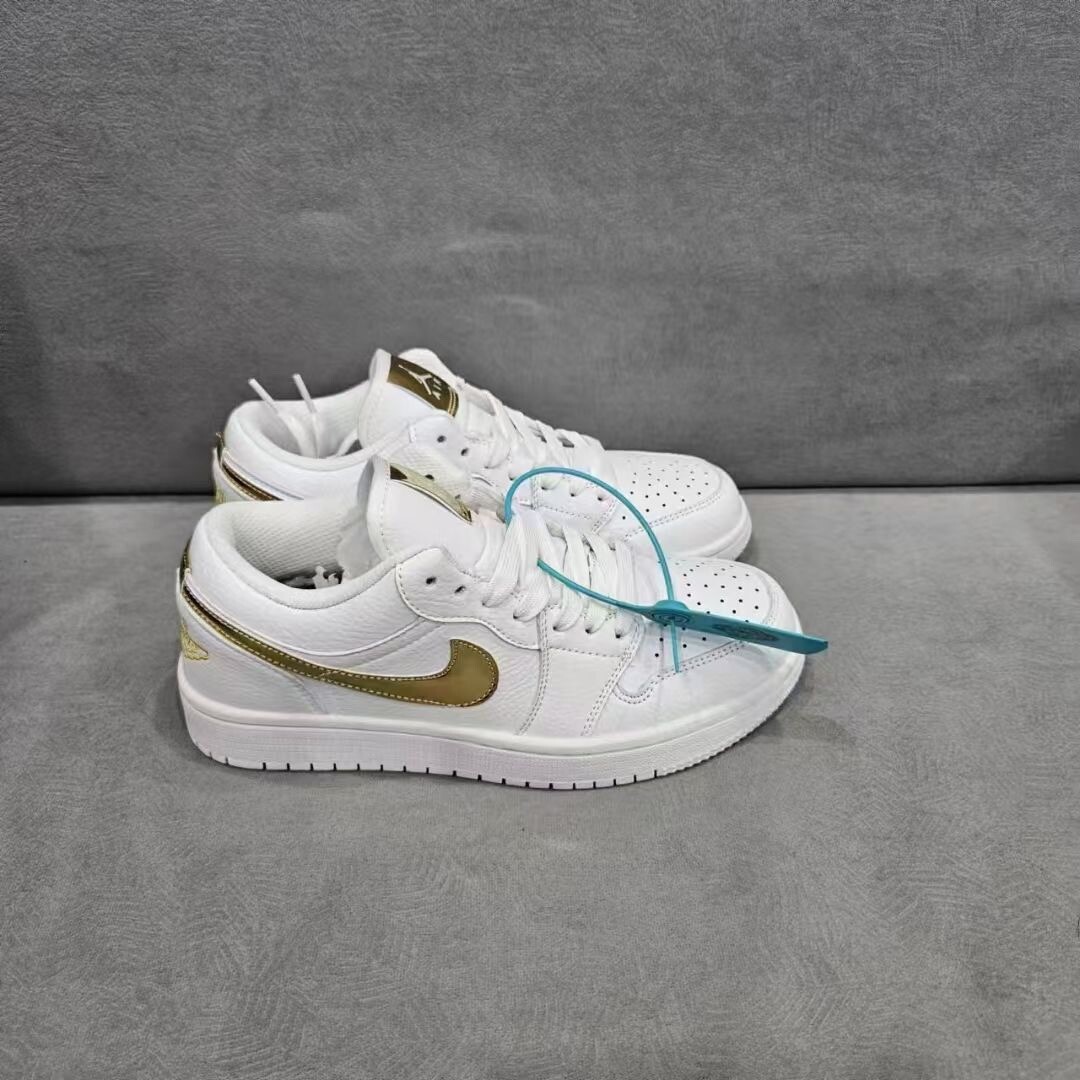 Air Jordan 1 Low Aj1低帮 白金 码数36-44