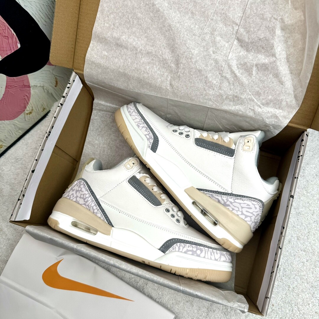 Air Jordan 3 Aj3低帮 闪电 藤原浩 灰白码数36-44 男女现货