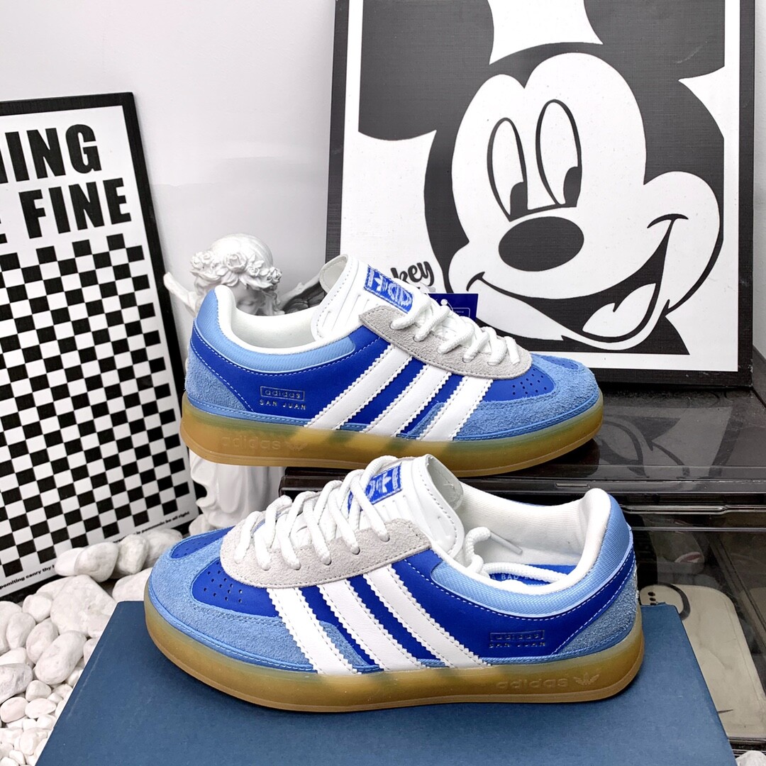  Adidas 阿迪达斯德训230蓝白灰高版本套楦工艺 正确版型 尺码36-44 男女码现货