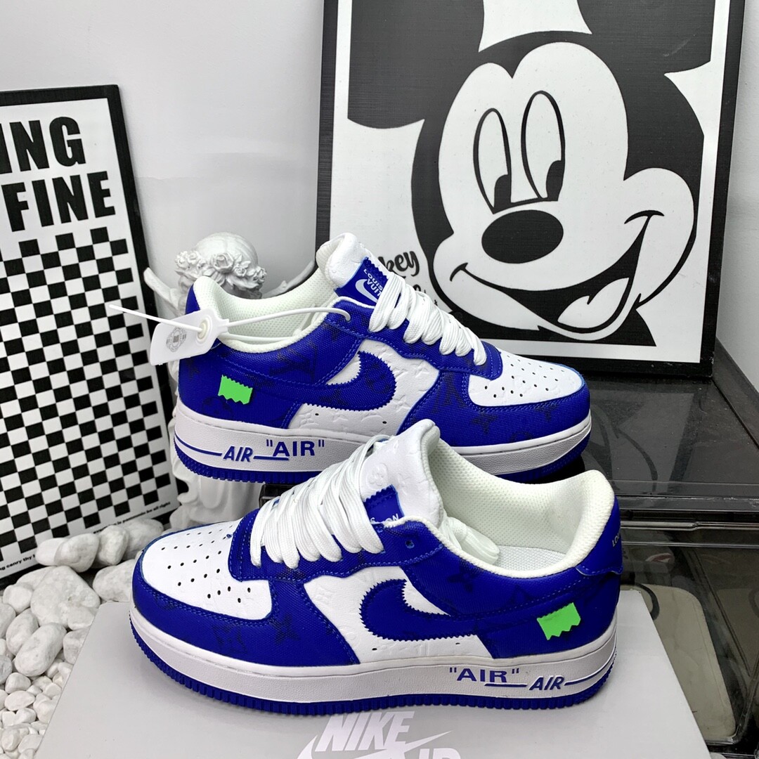  Nike Air Force 空军一号927白蓝 高版本 36-44码  男女现货