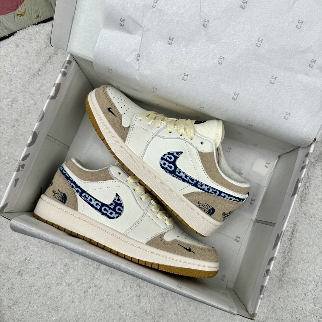 Air Jordan 1 Low Aj1低帮 北面 码数36-44 男女现货
