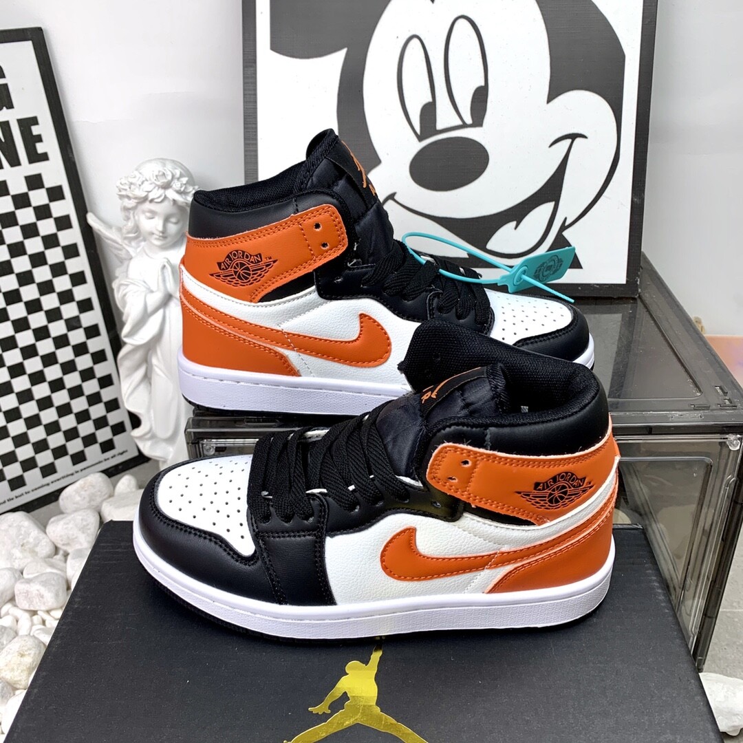  NIke AJ1 Jordan Air Jordan 1 Low AJ高帮白橘 码数36-44 男女现货