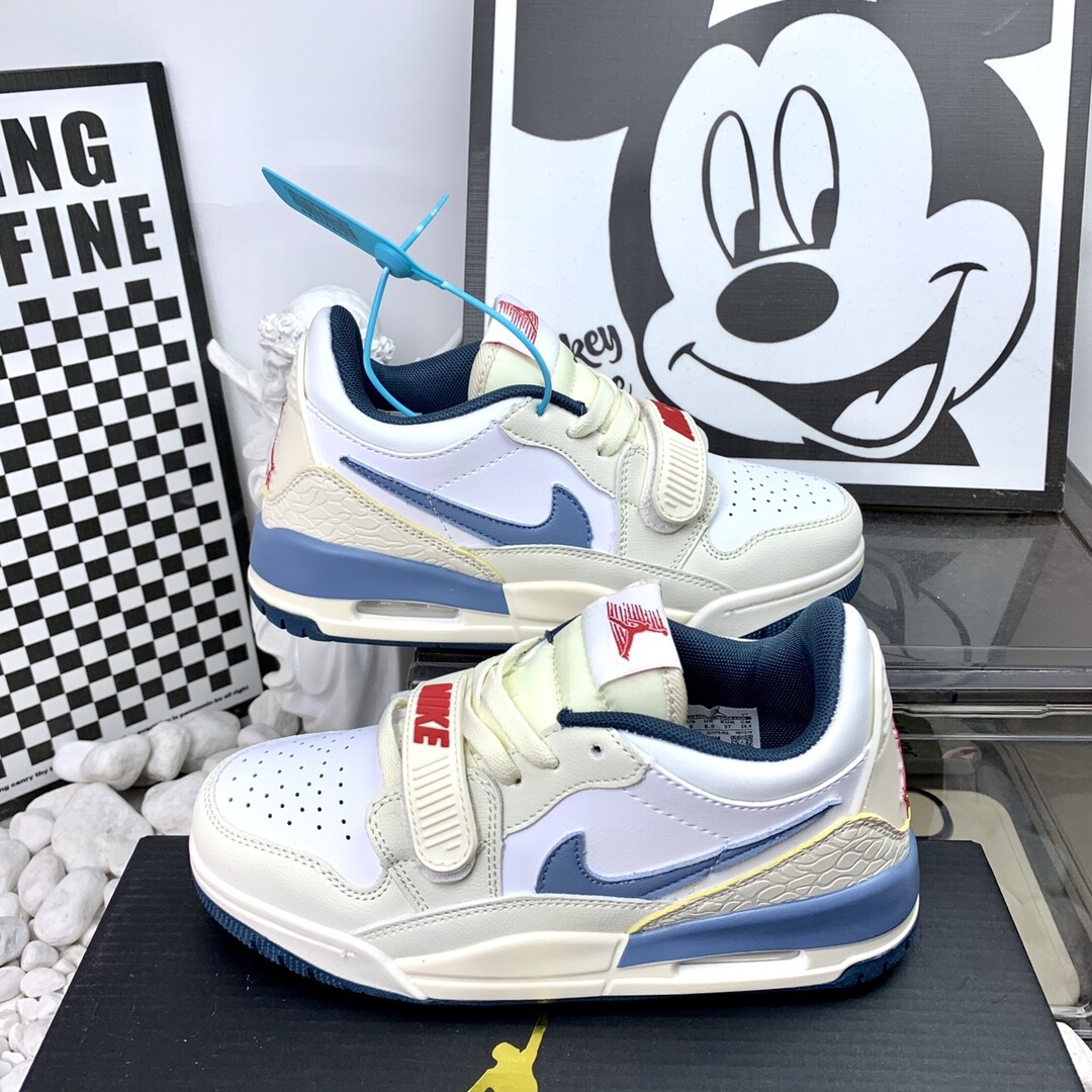 Jordan Legacy 312 Low 高版本 耐磨 低帮 复古篮球鞋 男女同款 米兰 高版本 36-44