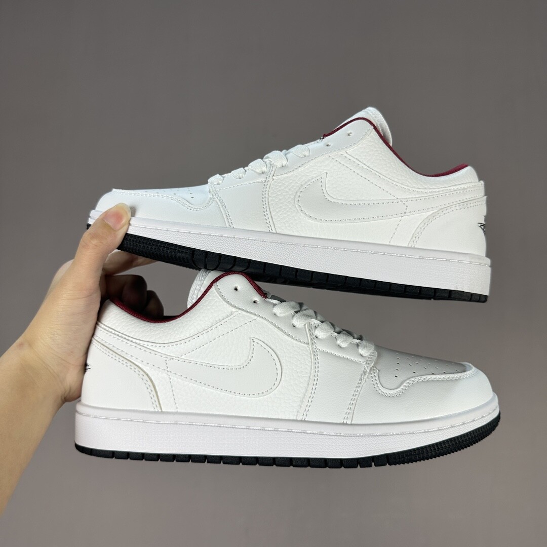 高版本新款AJ1Low 极光白红 低帮 男女款36-44码