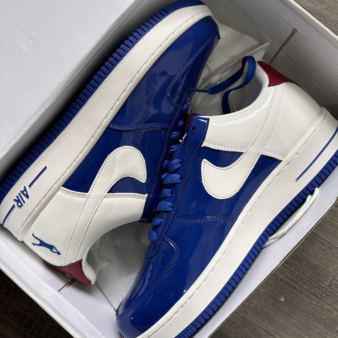 高版本 Nike AF1 空军一号  宝蓝白 尺码 40一44 男码现货 （鞋底吱吱响 稳型鞋垫气垫）