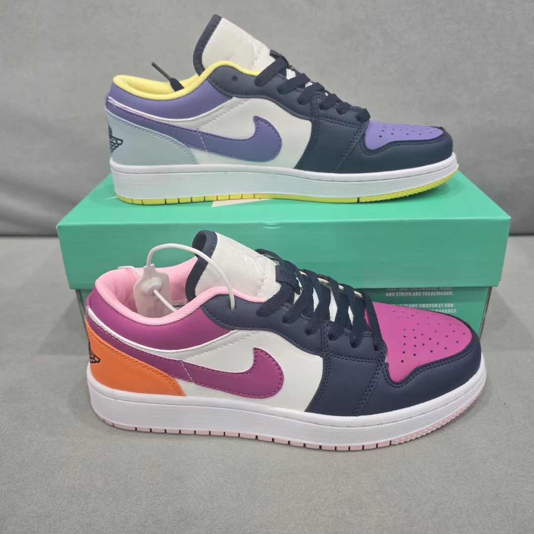 Air Jordan 1 Low Aj1低帮 粉紫鸳鸯 码数36-44 男女现货